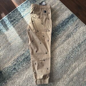 Psycho Bunny Khaki Joggers Size XS NWT